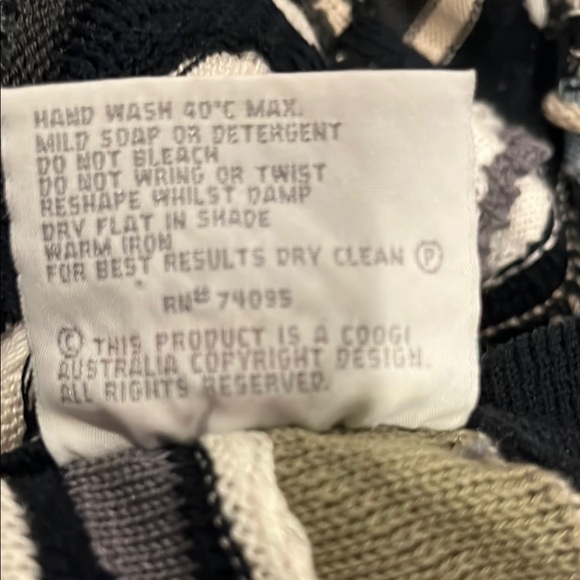 RARE Vintage COOGI Australia 3D Knit Sweater L | Biggie Smalls Style |Cotton - Picture 4 of 4